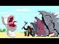 Skibidi Toilets Vs NEW Evolution Of GODZILLA, KONG, SHIN, TRANSFORMERS: Who Is The King Of Monsters?