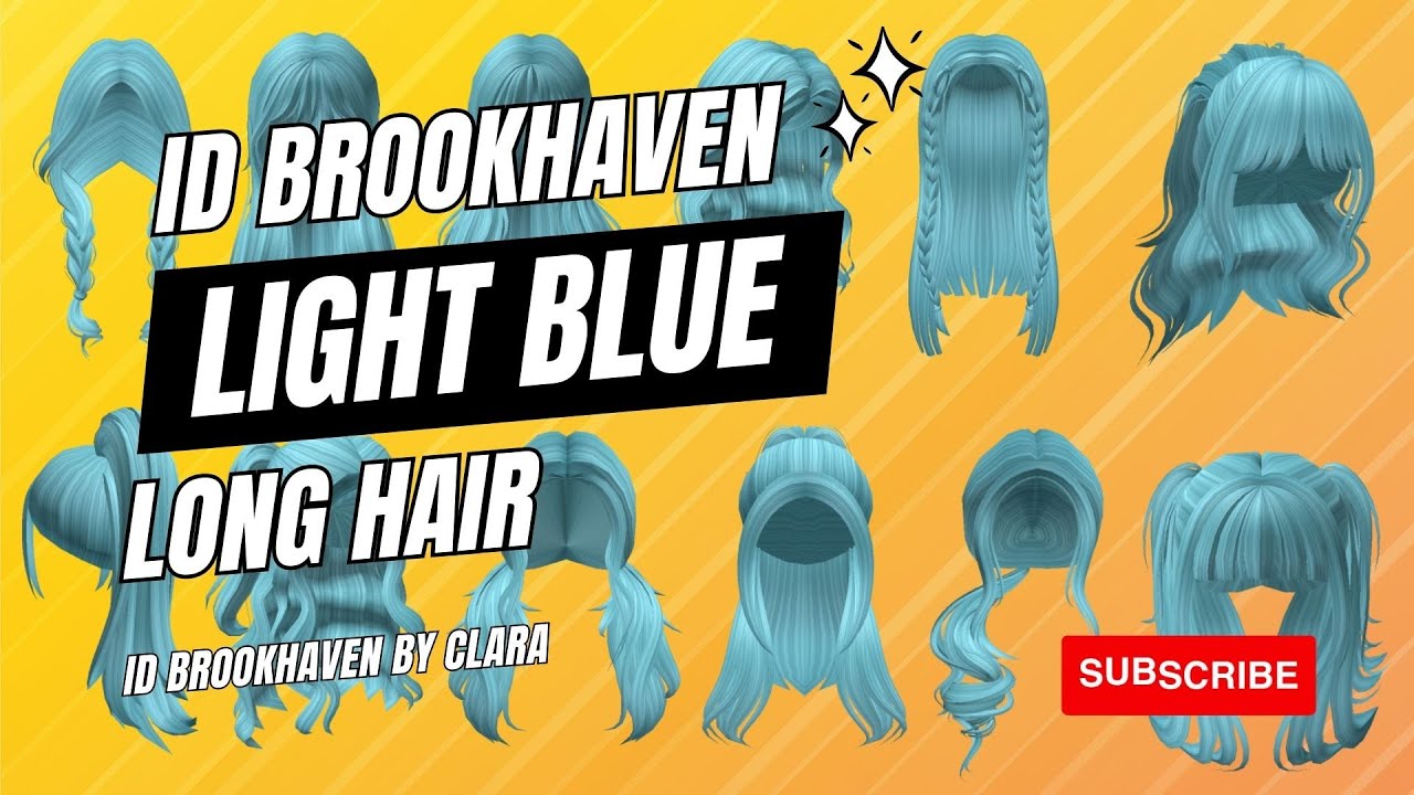 Aesthetic Blue Hair Codes for Roblox/Bloxburg/Adopt Me/Brookhaven