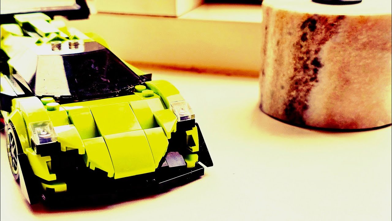 Sports car Lime green 