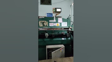 Carton former cutting machine using Mitsubishi PLC and Servo Motor #automobile #animation #hmi #plc