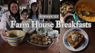 Recipes For Breakfasts On The Farm | Large Family