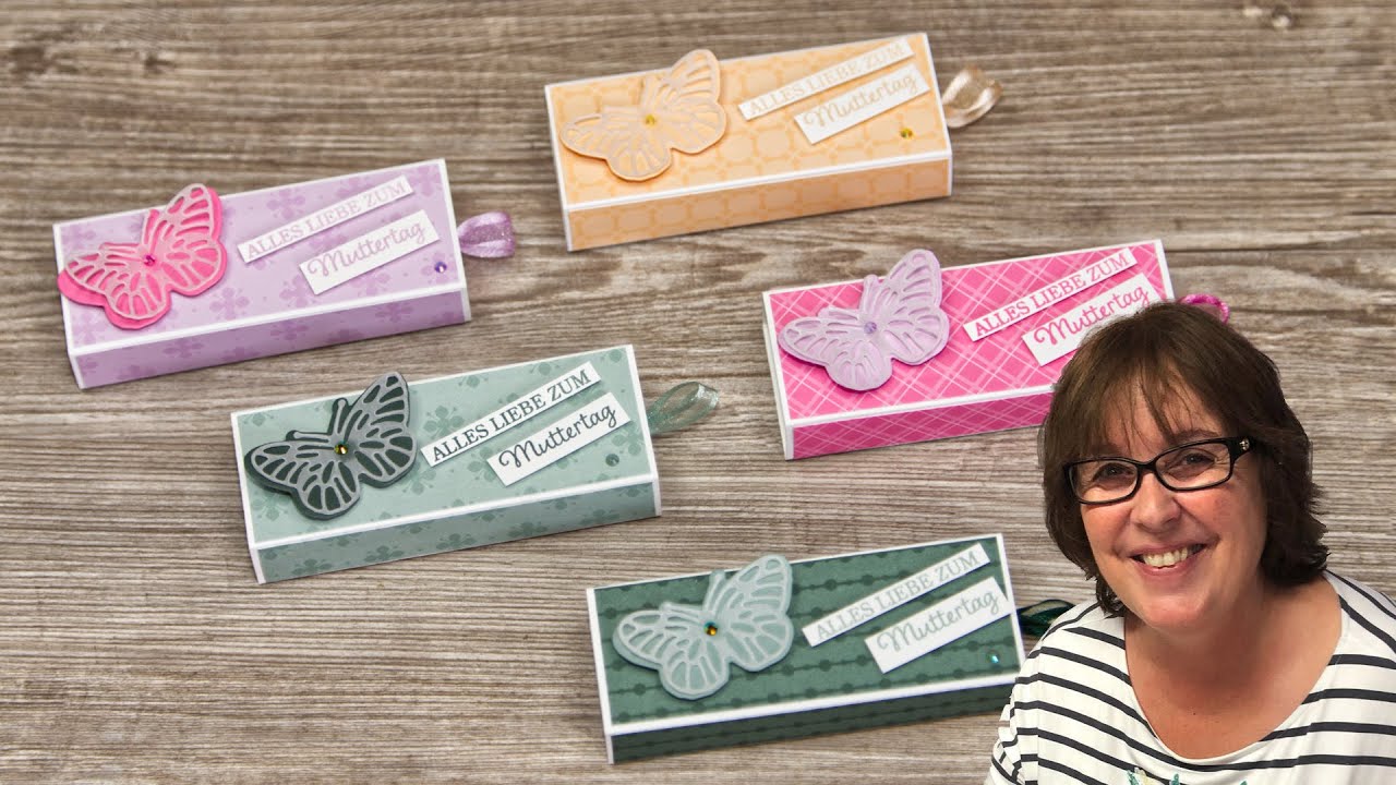 Kleine Ziehschachtel zum Muttertag・Die neuen In Color Farben 2021-2023 ・Stampin’ Up!