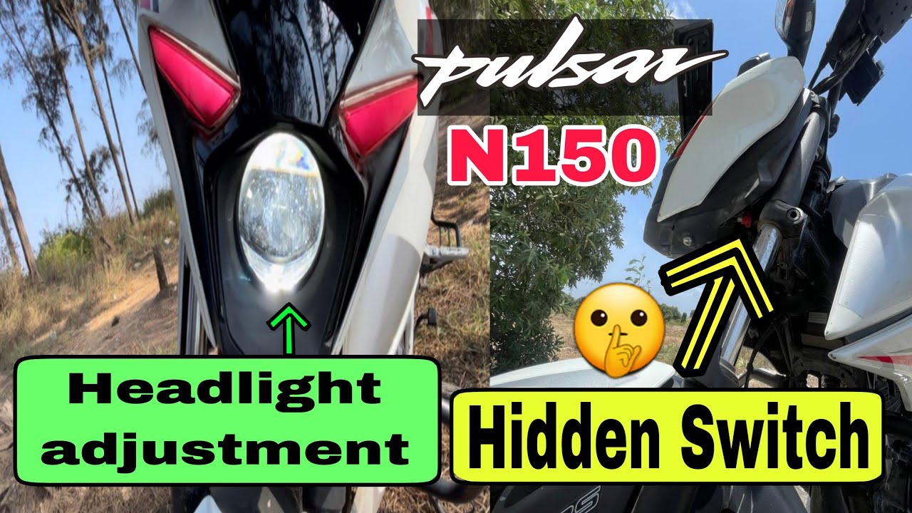 Bajaj Pulsar N150 hidden headlight switch जानोगे तो हैरान हो जाओगे 😱