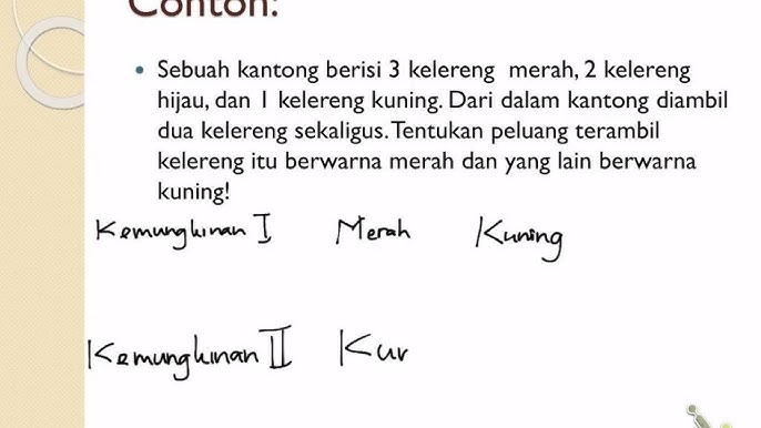 A1 Peluang Kejadian Bersyarat Youtube