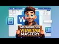 MS Word 365 Mastery | View Tab Complete Guide For Beginners & Professional | Step-by-step Tutorial