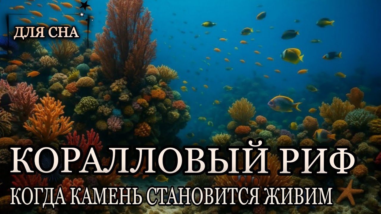 Лекция для сна 😴 Коралловый риф. Город построенный океаном