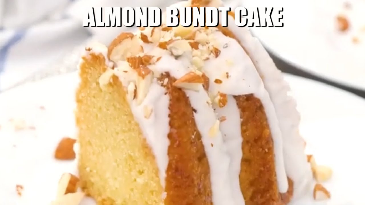 Almond Bundt Cake with Coconut Glaze - Bake from Scratch