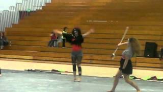 MRHS WINTERGUARD 3/2/13 - spotlight on Rachelle