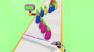 Sword Meltar Game! Satisfying and relaxing ASMR slicing video