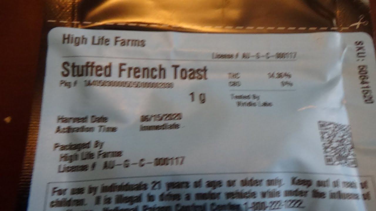 ASMR Smoking Some Stuffed French Toast