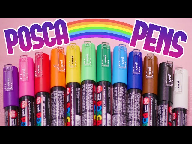 BEST PAINT MARKERS 🎨 Posca Pens vs Sharpie vs Liquitex vs Pebeo 