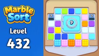 Marble sort Level 432 walkthrough solution 