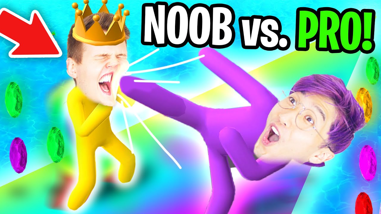 Can LANKYBOX Get SUPER THICC In GIANT RUSH APP? (NOOB vs. PRO vs. HACKER!)
