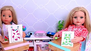 How to Print Vegetable Stamps on Your American Girl Doll Dress DYI Tips! How to Print Vegetable Stamps on Your American Girl Doll Dress DYI Tips!