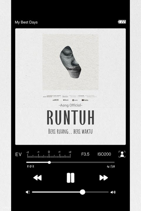 RUNTUH - Feby Putri feat Fiersa Besari // Story wa // Terbaru 30 detik