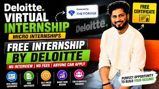Deloitte Free Virtual Internship 2026 🚀 Free Certificate + Resume Boost