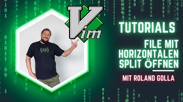 Part 6: Vim Nerdtree Tutorial - File mit horizontalen Split öffnen