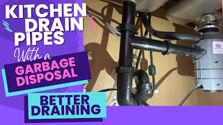 How To Install Kitchen Drain Pipes With A Garbage Disposal