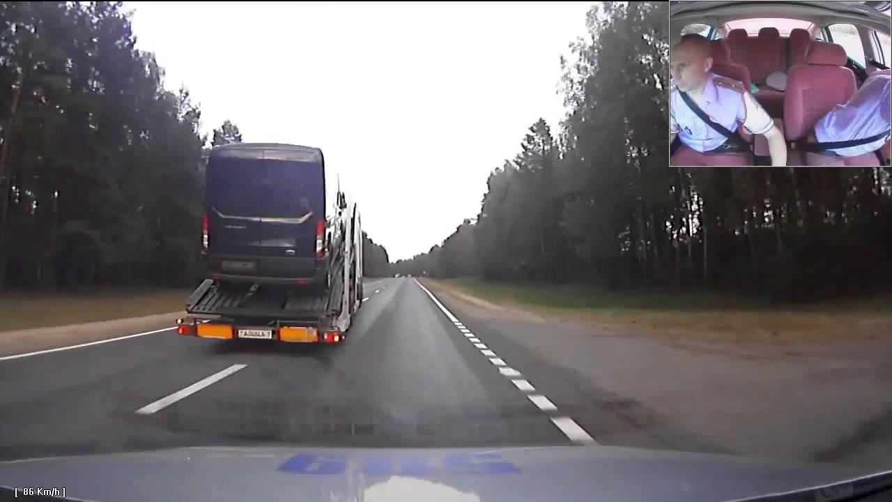 Police Chase - Drunk Truck Driver - YouTube