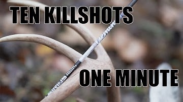10 ARCHERY KILLSHOTS in UNDER A MINUTE (Sirius Archery Gemini)