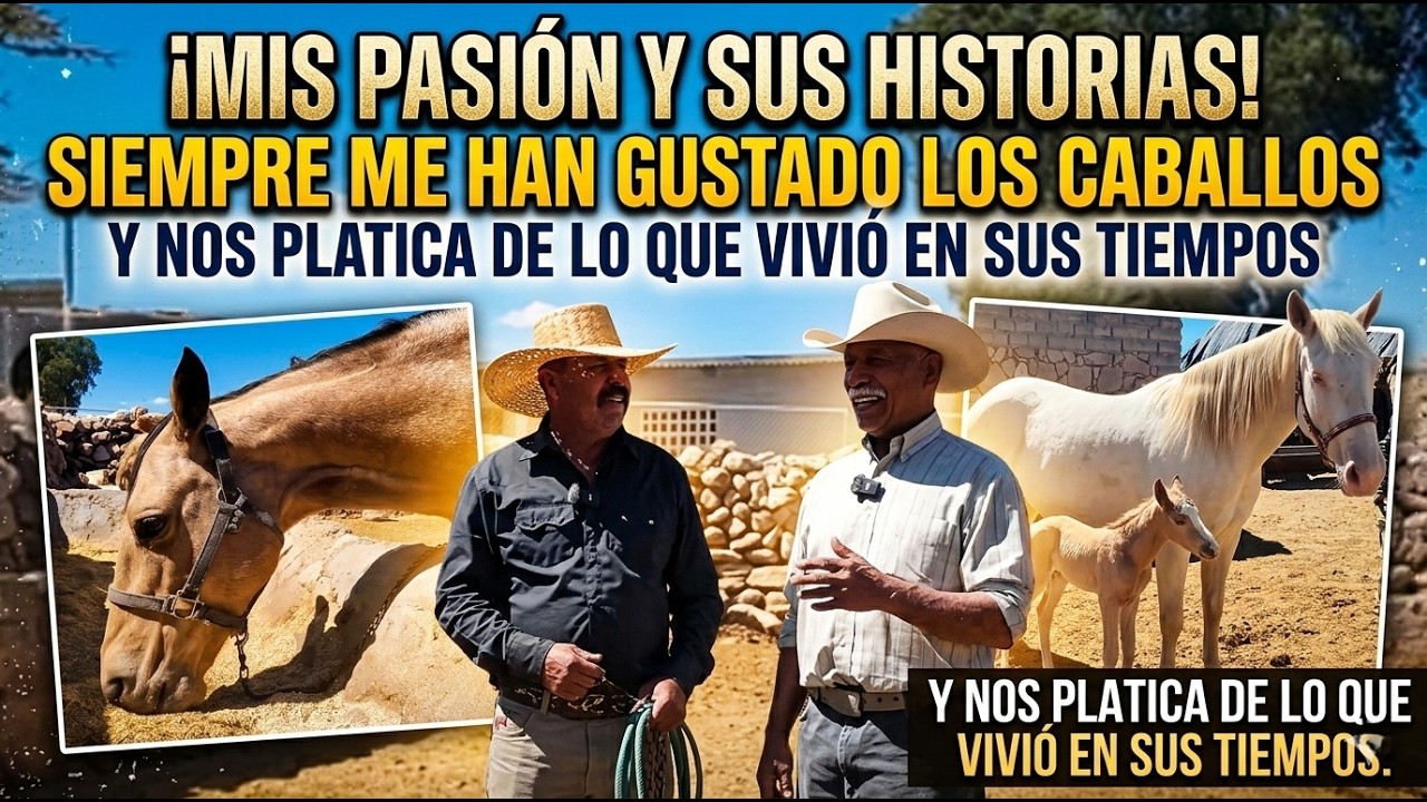 SIEMPRE ME AN GUSTADO LOS CABALLOS Y NOS PLATICA DE LO QUE VIVIO EN SUS TIEMPOS