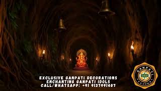 Cave Theme Ganpati Pandal 🪨 2025 | Shrih Decorations ✨ #Ganpati2025 #CaveMandap screenshot 4