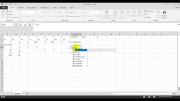 Using excel solver for goal programming (The weights method)