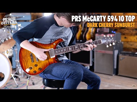 No Talking Just Tones PRS McCarty 594 10 Top Dark Cherry
