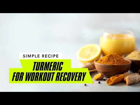Simple Turmeric Recipe to Help You With Workout Recovery (Turmeric for Inflammation and Pain)