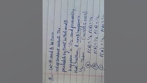 | WBJEE 2023 Maths Paper Solution ||Part1| |Probablity| #2023 #wbjee #maths