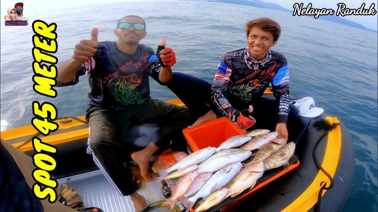 VLOG165 - JIGGING DEEP SEA 45 METER -  TRIP ANAK BERANAK