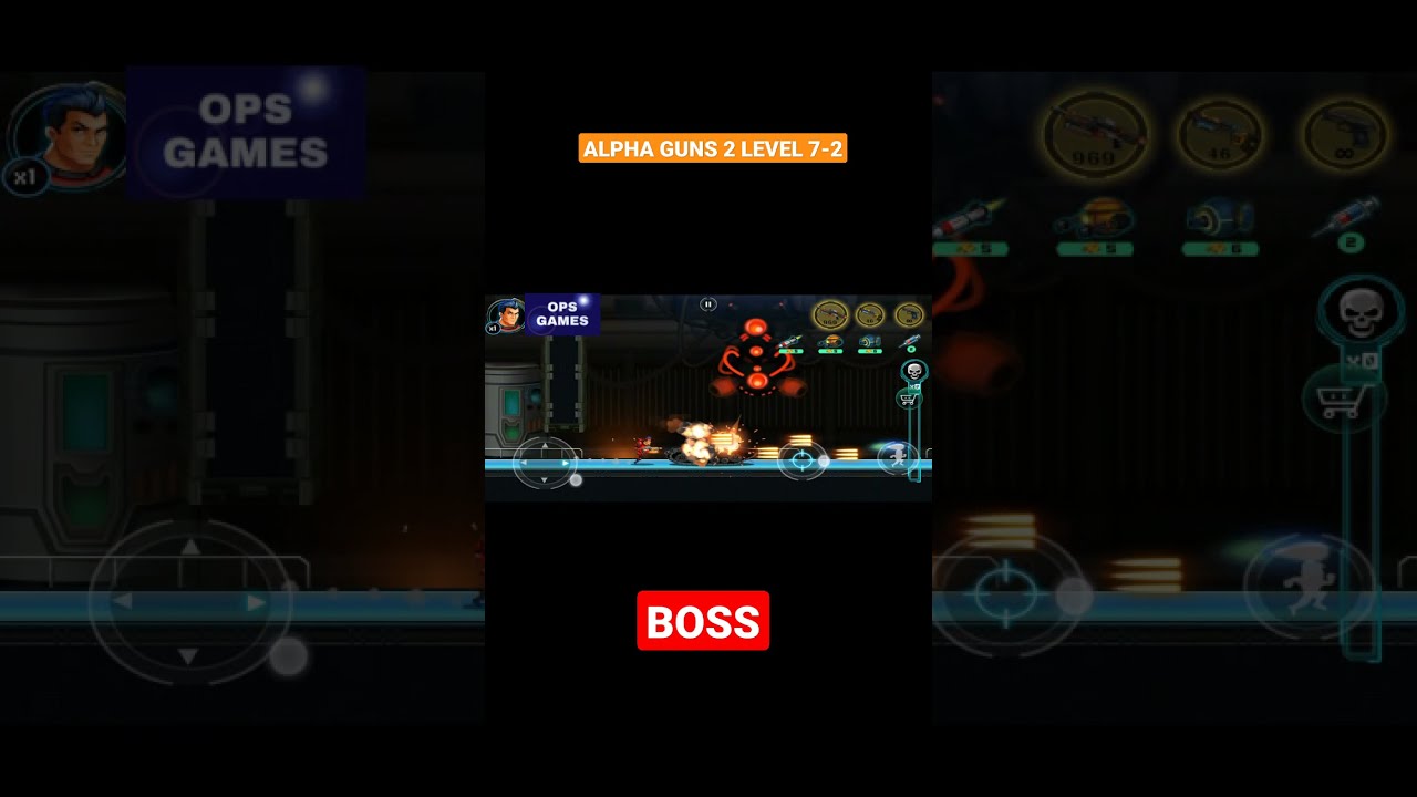 ALPHA GUNS 2 LEVEL 7 CHAPTER 2 BOSS | ANDROID/ iOS ACTION GUNS GAME | MISSION 7-2 DRAGON | OPS GAMES