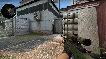 Old but cool bug in CSGO with blue door on de_cache