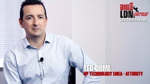Big Data LDN: EXCLUSIVE INTERVIEW - Ted Orme, Attunity