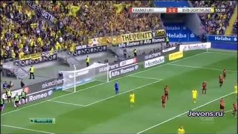 Eintracht Frankfurt vs Borussia Dortmund (1-2) All Goals 01.09.2013