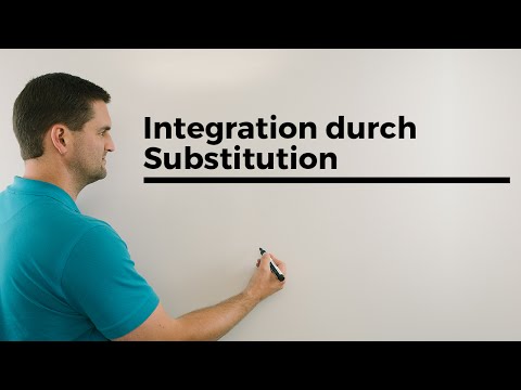 Video: So Lösen Sie Ein Integral Mit Substitution