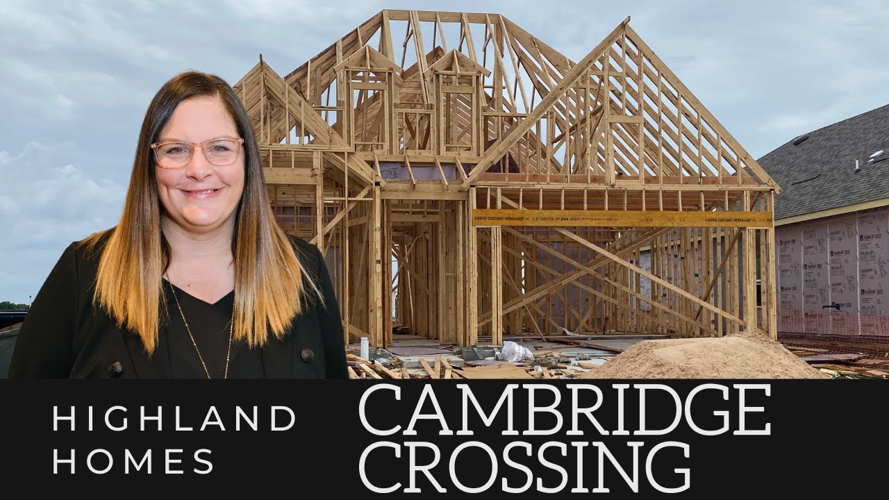 Framing in Cambridge Crossing Highland Homes Celina, Texas YouTube