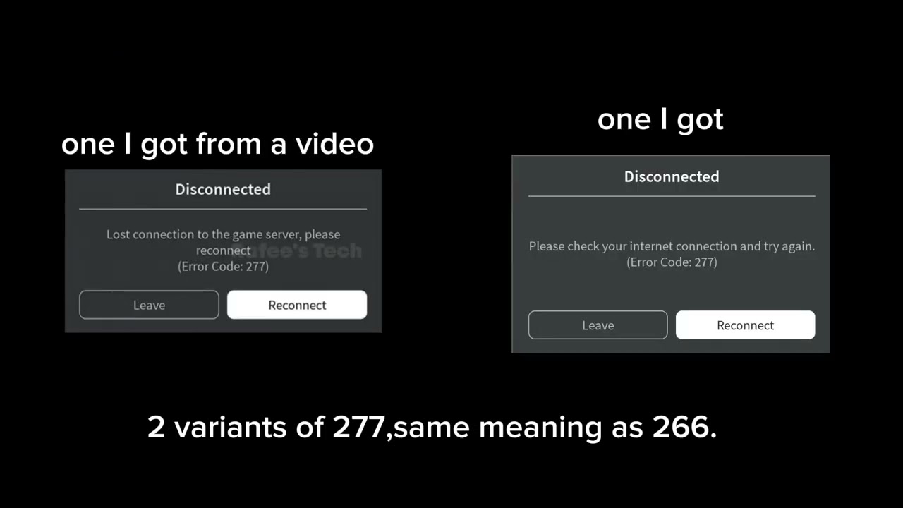 Every Roblox Error Code Meaning (do not enable captions or use ask feature)