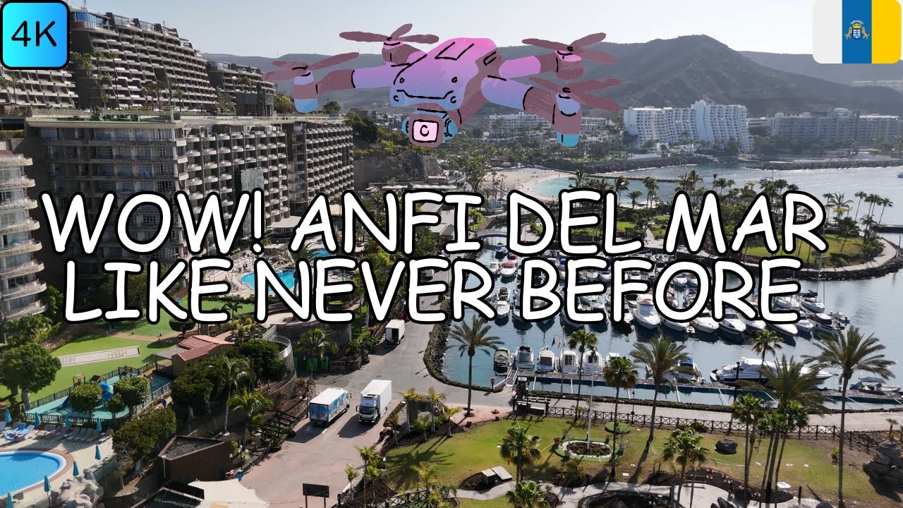 Luxury from the Sky: Drone Tour Over Anfi del Mar, Gran Canaria