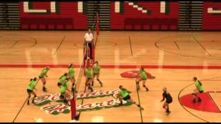 High School Volleyball: EHS vs St. Anthony, Pink Out 2014