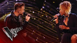 Jennifer Hudson Joins Olly Murs in a Duet on His One-Off Show Happy Hour | The Voice UK 2019 Resimi