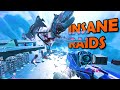 Raiding 4 Bases With 200 IQ Raiding Techniques | ARKpoc E.3