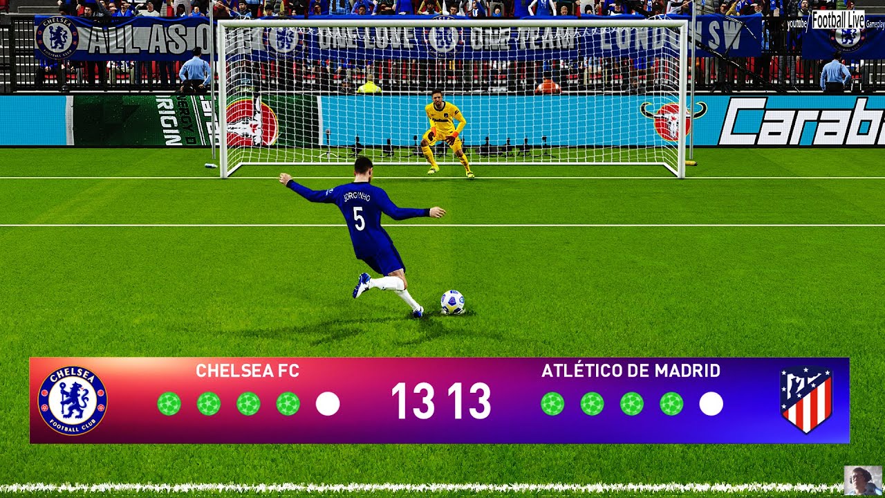 PES 2021 | Chelsea vs Atletico Madrid | Penalty Shootout | UEFA Champions League UCL Gameplay