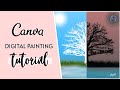 Easy Steps Digital Painting Illustration for Beginners | Digital Art | Canva