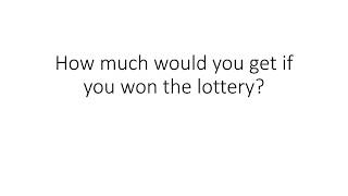 How much would i get if i won Powerball August 30th 2017