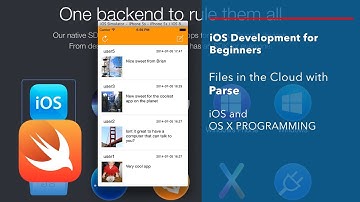 iOS and Swift Beginner Tutorial: Data and Files in the cloud with Parse