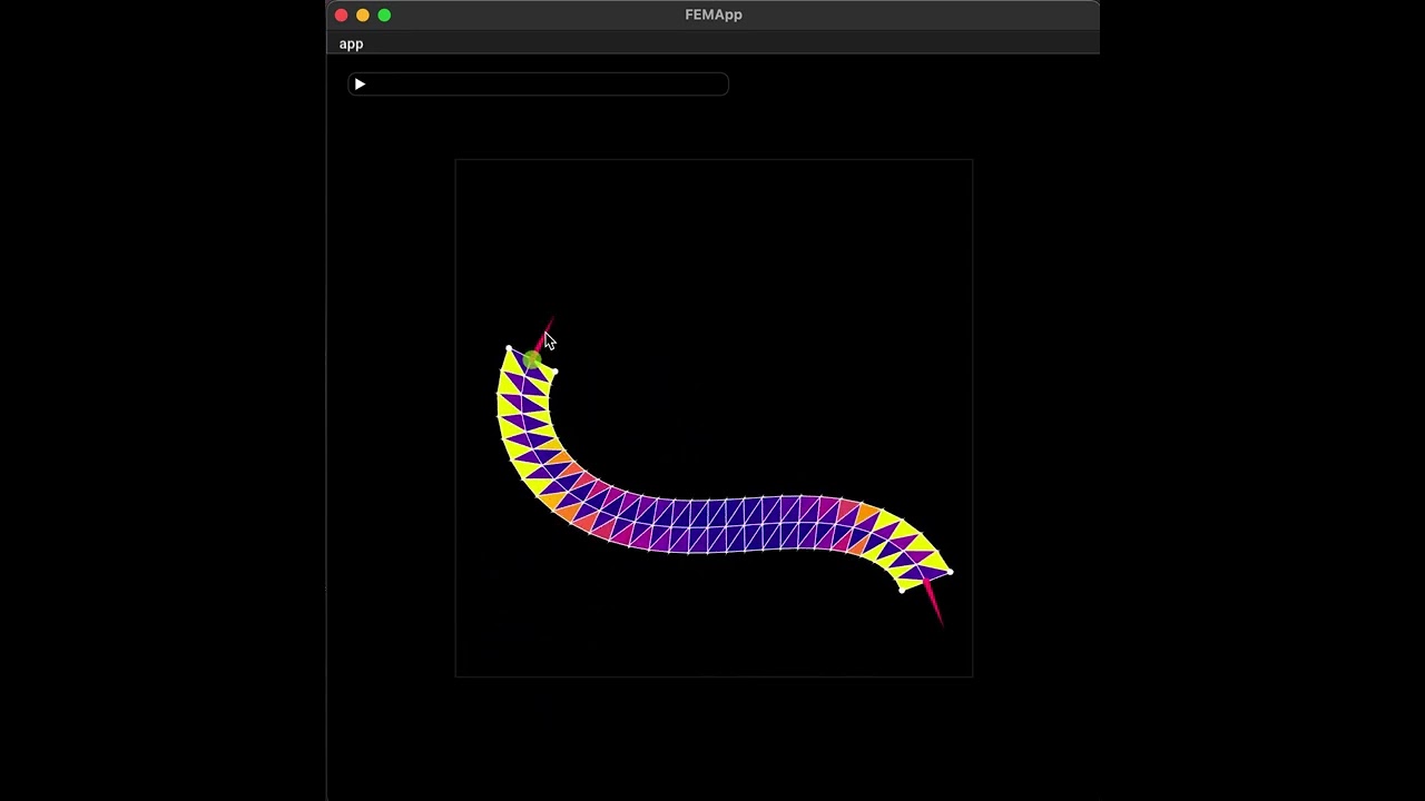 Assignment 4: Soft Body Finite Element Method (CMM 2022, ETH Zurich)