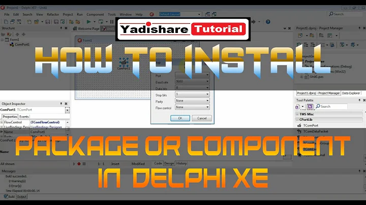 How To Install Delphi Comport Library Or Component