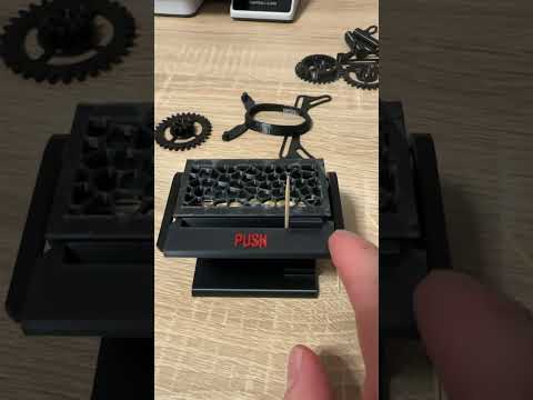 Диспенсер (дозатор) для зубочисток. Контейнер для зубочисток, видео 1