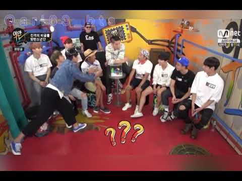 [BTS]野蛮TV収録中〇が気になるテテ -日本語字幕-